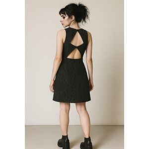 Sugar Lips Lace Mini Dress Women's L Goth Clubwear Y2K Indie Sleaze Victorian